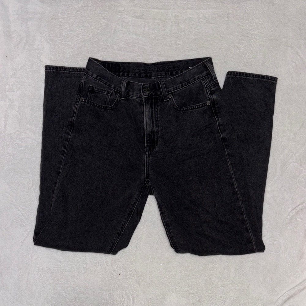 American eagle Classic Black Jeans with paint patch